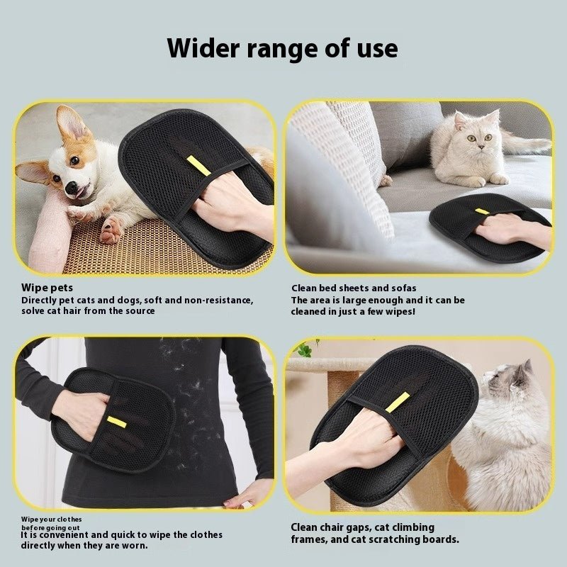 “Pet Hair Remover Gloves – Deshedding Mitt for Dogs, Cats & Rabbits, Effective Grooming for Long, Short & Curly Hair” - RELUX.STORE