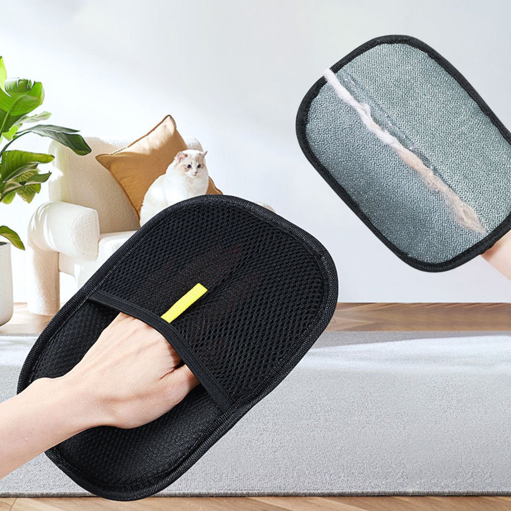 “Pet Hair Remover Gloves – Deshedding Mitt for Dogs, Cats & Rabbits, Effective Grooming for Long, Short & Curly Hair” - RELUX.STORE