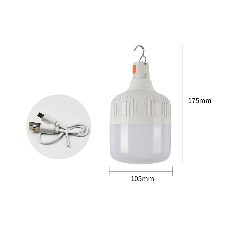 "Portable Rechargeable LED Camping Lantern – Dimmable Multifunctional Tent Light with Hook & USB Charging | Bright Outdoor Emergency Street Lamp for Hiking, Travel & Home Use" - RELUX.STORE