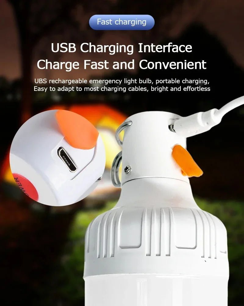 "Portable Rechargeable LED Camping Lantern – Dimmable Multifunctional Tent Light with Hook & USB Charging | Bright Outdoor Emergency Street Lamp for Hiking, Travel & Home Use" - RELUX.STORE