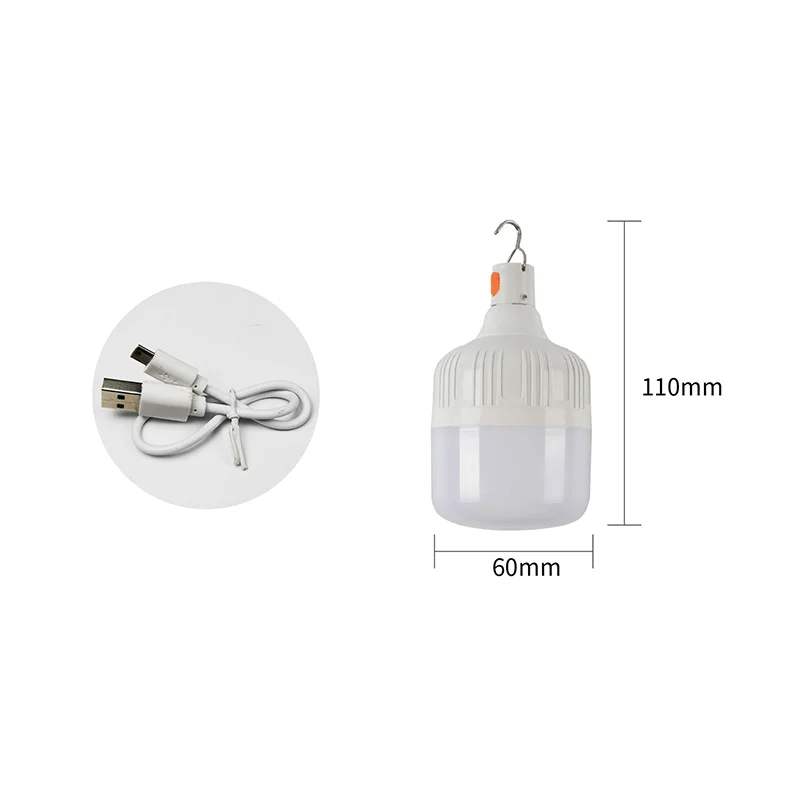 "Portable Rechargeable LED Camping Lantern – Dimmable Multifunctional Tent Light with Hook & USB Charging | Bright Outdoor Emergency Street Lamp for Hiking, Travel & Home Use" - RELUX.STORE