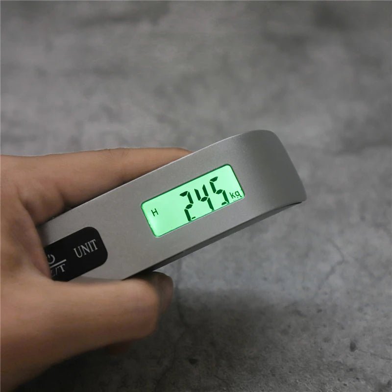 Portable Scale Digital LCD Display 110lb/50kg Electronic Luggage Hanging Suitcase Travel Weighs Baggage Bag Weight Balance Tools - RELUX.STORE