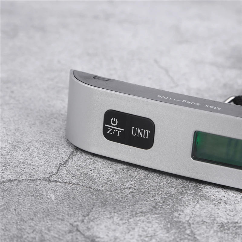 Portable Scale Digital LCD Display 110lb/50kg Electronic Luggage Hanging Suitcase Travel Weighs Baggage Bag Weight Balance Tools - RELUX.STORE