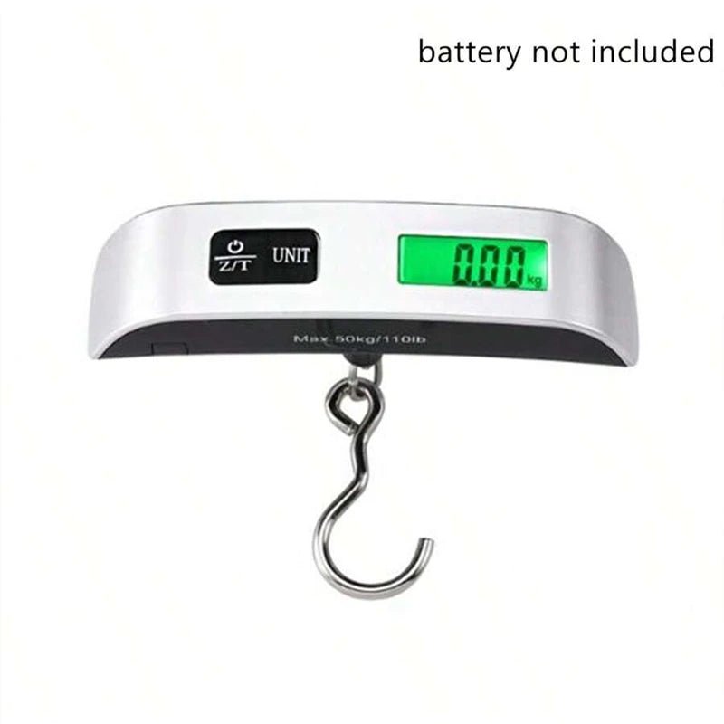 Portable Scale Digital LCD Display 110lb/50kg Electronic Luggage Hanging Suitcase Travel Weighs Baggage Bag Weight Balance Tools - RELUX.STORE