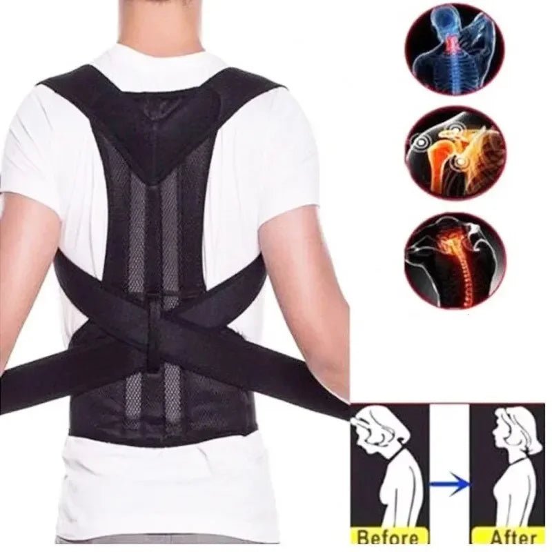 Posture corrector with breathable shoulder and waist straps for boys and girls - RELUX.STORE