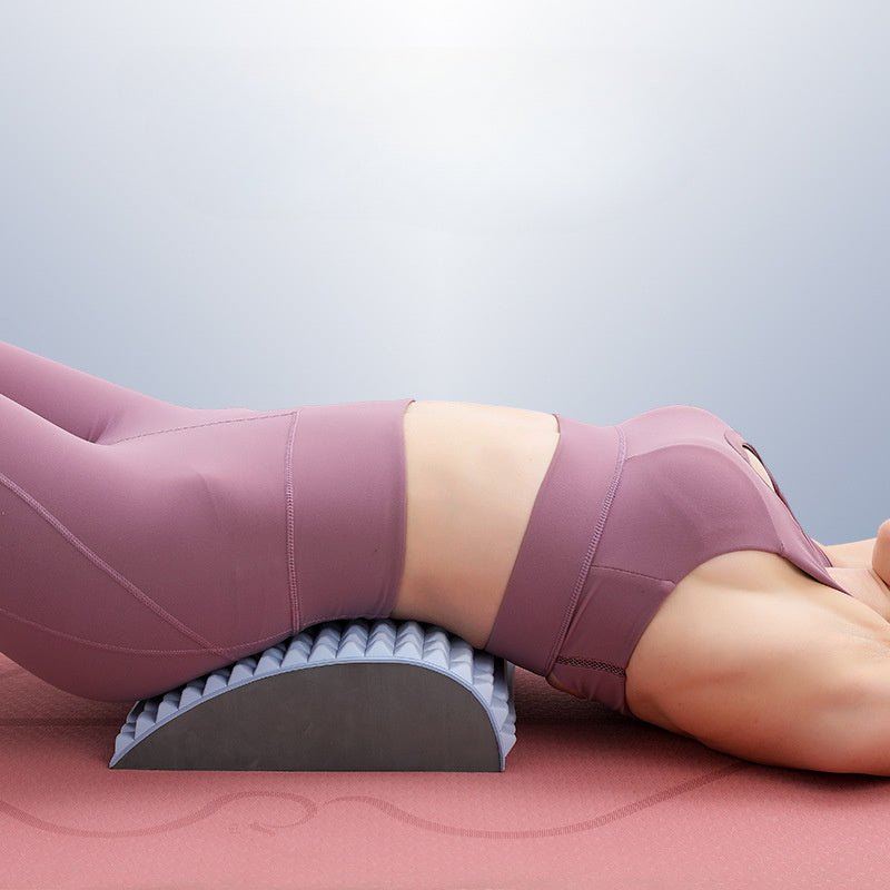 Premium Back Stretcher & Neck Lumbar Support Pillow – Ergonomic Massager for Back, Waist & Sciatica Pain Relief | Spine Alignment, Posture Correction & Deep Relaxation - RELUX.STORE