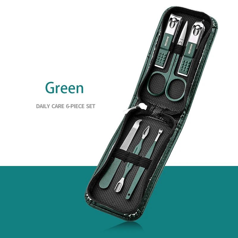 "Professional 7/10/12/18 - Piece Nail Care Kit – Stainless Steel Manicure & Pedicure Set with Travel Case for Home & Travel" ✅ - RELUX.STORE