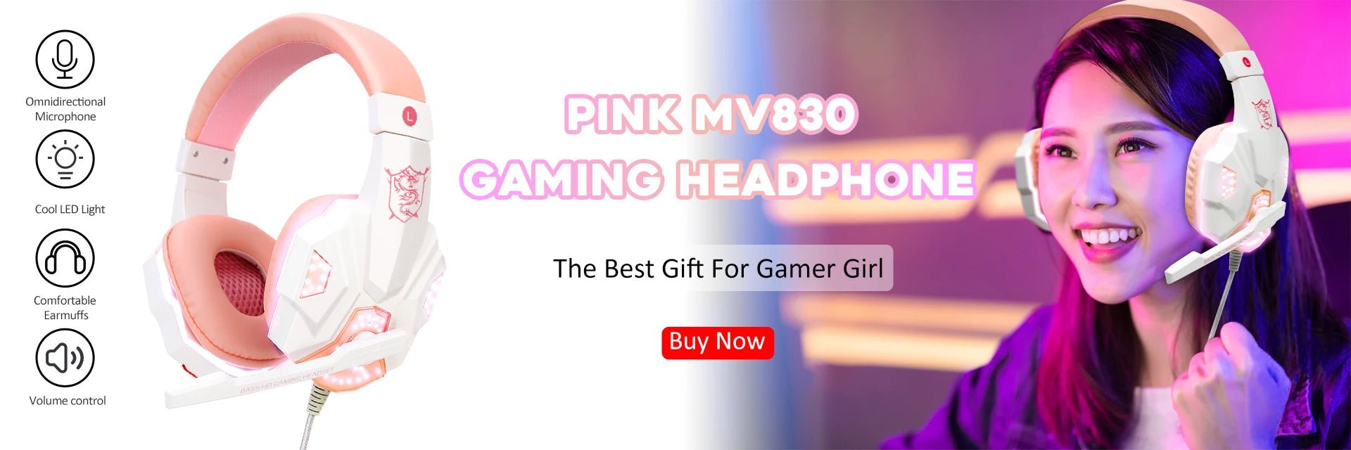 Professional LED Wired Gaming Headset – Stereo Bass Headphones with Microphone for PC, PS4, PS5 & Xbox - RELUX.STORE