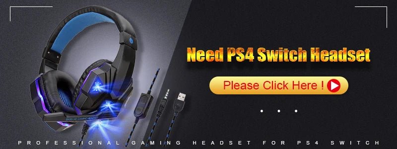 Professional LED Wired Gaming Headset – Stereo Bass Headphones with Microphone for PC, PS4, PS5 & Xbox - RELUX.STORE