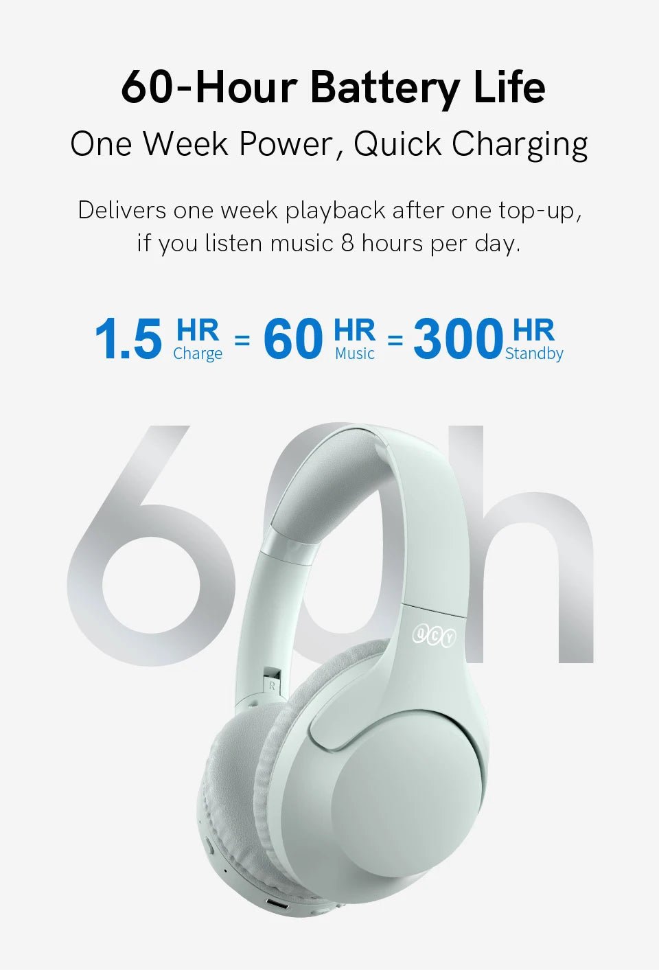 "QCY H2/H2 Pro Wireless Headphones – Bluetooth 5.3, BASS Mode, HiFi Stereo, Over - Ear Gaming Earphones with Dual Device Connect" - RELUX.STORE