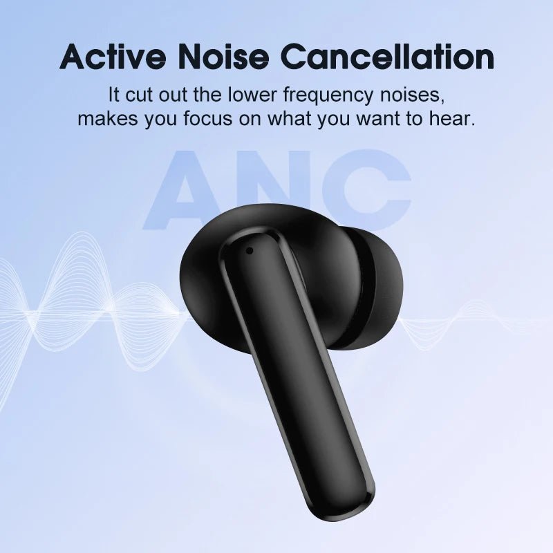 "QCY T13 ANC Earphones – Bluetooth 5.3, Active Noise Cancellation - 28dB, Low Latency Wireless Earbuds with Fast Charging" - RELUX.STORE
