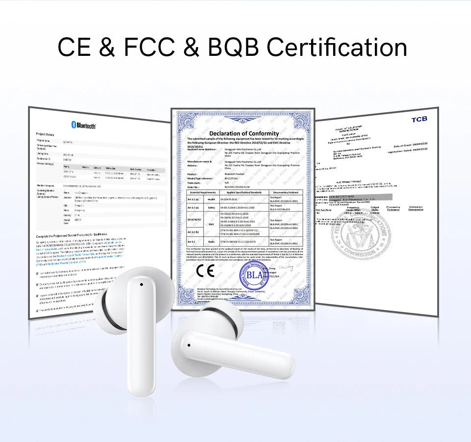 "QCY T13 ANC Earphones – Bluetooth 5.3, Active Noise Cancellation - 28dB, Low Latency Wireless Earbuds with Fast Charging" - RELUX.STORE