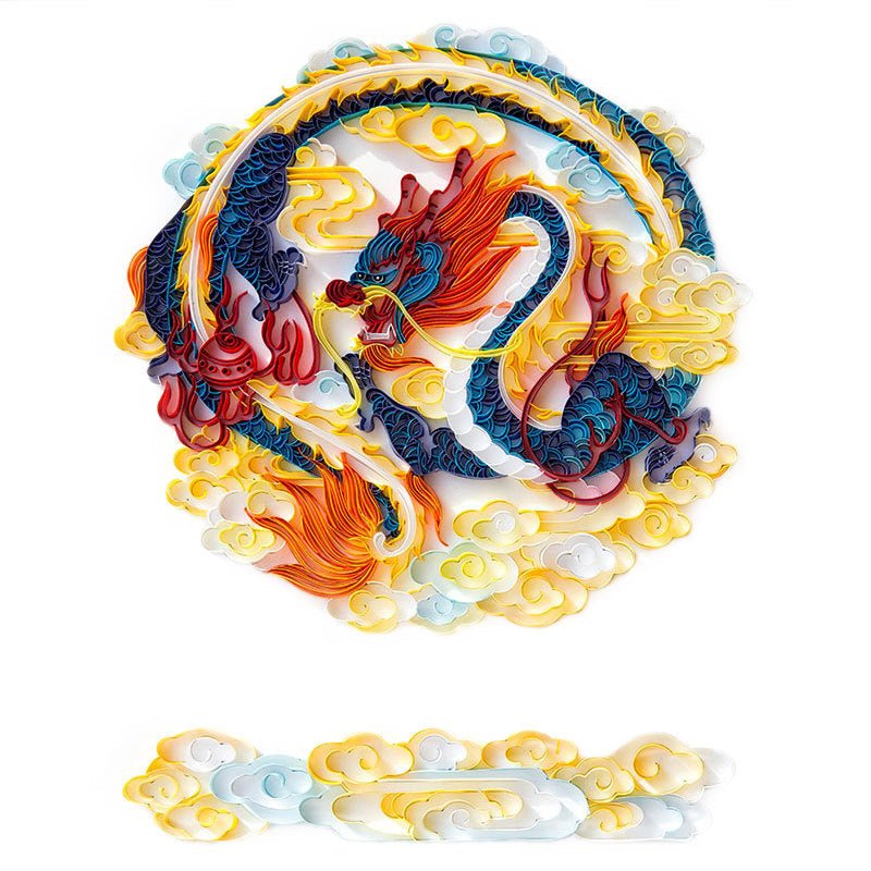 Quilted Paper Illustration Material Package Set Lobby Decoration Painting Slot - RELUX.STORE