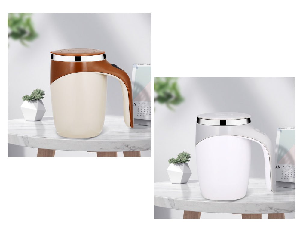 Rechargeable Model Automatic Stirring Cup Coffee Cup High Value Electric Stirring Cup Lazy Milkshake Rotating Magnetic Water Cup - RELUX.STORE
