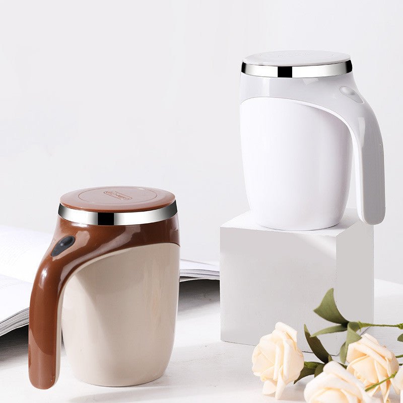 Rechargeable Model Automatic Stirring Cup Coffee Cup High Value Electric Stirring Cup Lazy Milkshake Rotating Magnetic Water Cup - RELUX.STORE