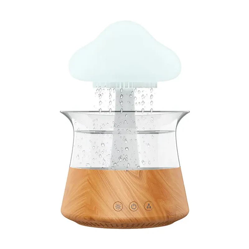 Relax Cloud Rain Ultrasonic Aroma Diffuser – Humidifier with Colorful LED Mood Lamp, Essential Oil Compatible, Quiet Aromatherapy for Home & Office - RELUX.STORE