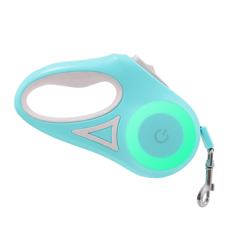 “Retractable Dog Leash & Collar Set with Spotlight – Automatic Pet Traction Rope for Small and Medium Dogs & Cats” - RELUX.STORE