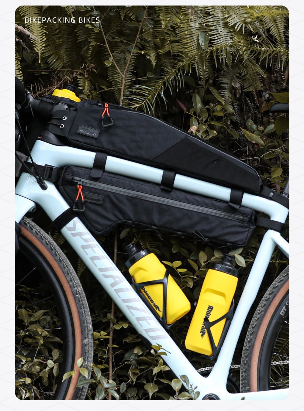 Rhinowalk Bike Frame Bag – Water - Resistant Triangular Crossbeam Bag for MTB, Road & Gravel Bikes | Fits Frames Over 17 Inches - RELUX.STORE