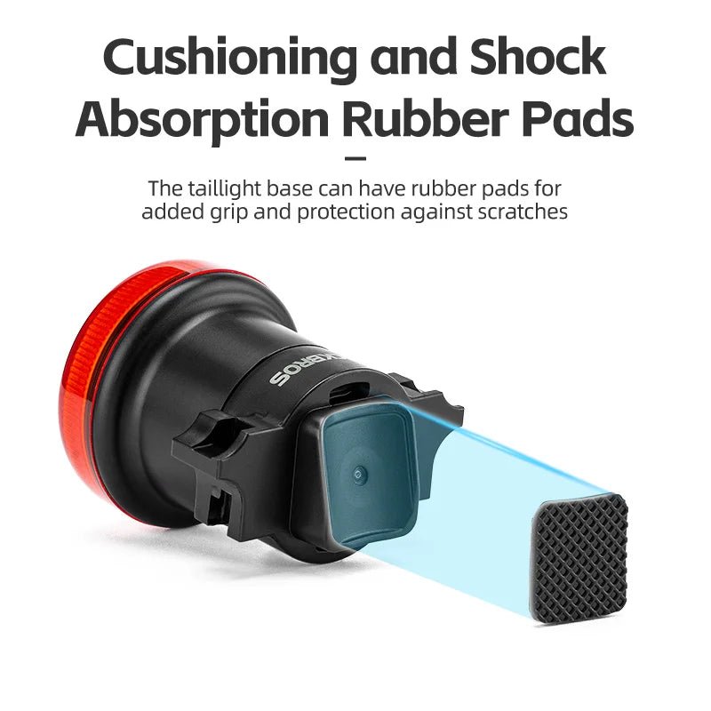 "ROCKBROS Smart Bike Tail Light – IPX6 Waterproof Rechargeable Rear Light for Night Riding, USB Type - C Charging" - RELUX.STORE