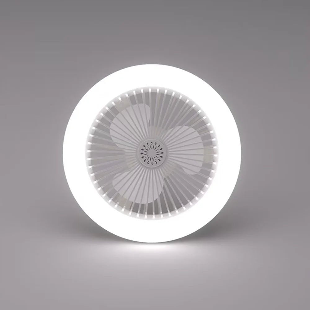 Rotatable 3in1 Ceiling Fan with Remote Control Lighting Lamp E27 Converter Base Lighting Base Bedroom Living Room Miflame - RELUX.STORE