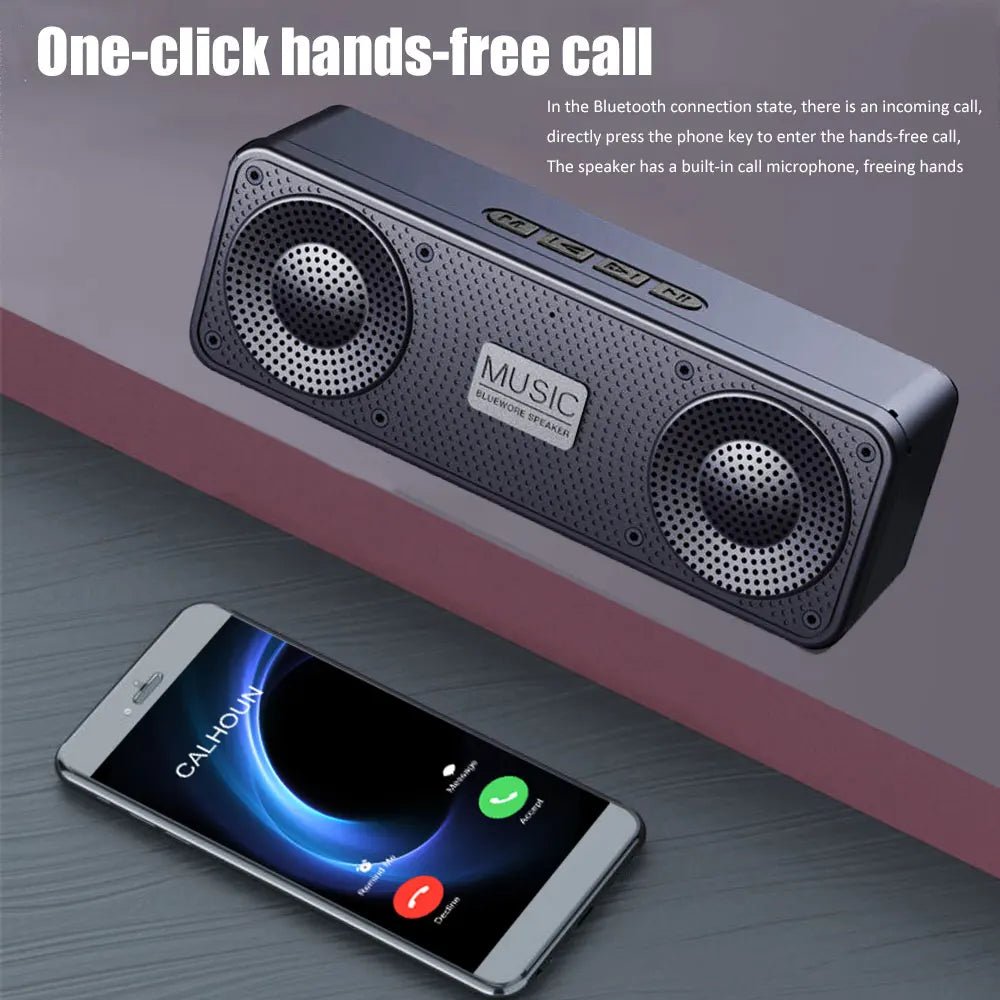 S18 Wireless Creative Bluetooth Smart Speaker Mobile Phone Audio Computer Subwoofer Outdoor Convenient Radio - RELUX.STORE