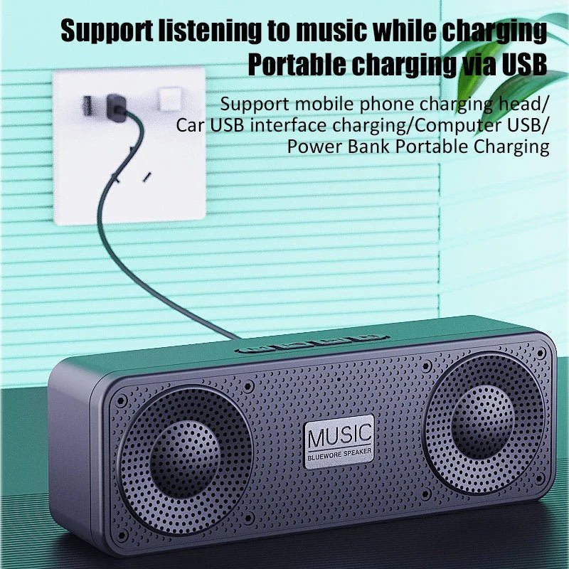 S18 Wireless Creative Bluetooth Smart Speaker Mobile Phone Audio Computer Subwoofer Outdoor Convenient Radio - RELUX.STORE