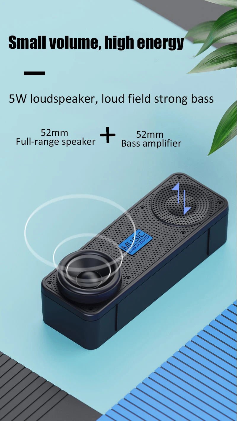 S18 Wireless Creative Bluetooth Smart Speaker Mobile Phone Audio Computer Subwoofer Outdoor Convenient Radio - RELUX.STORE