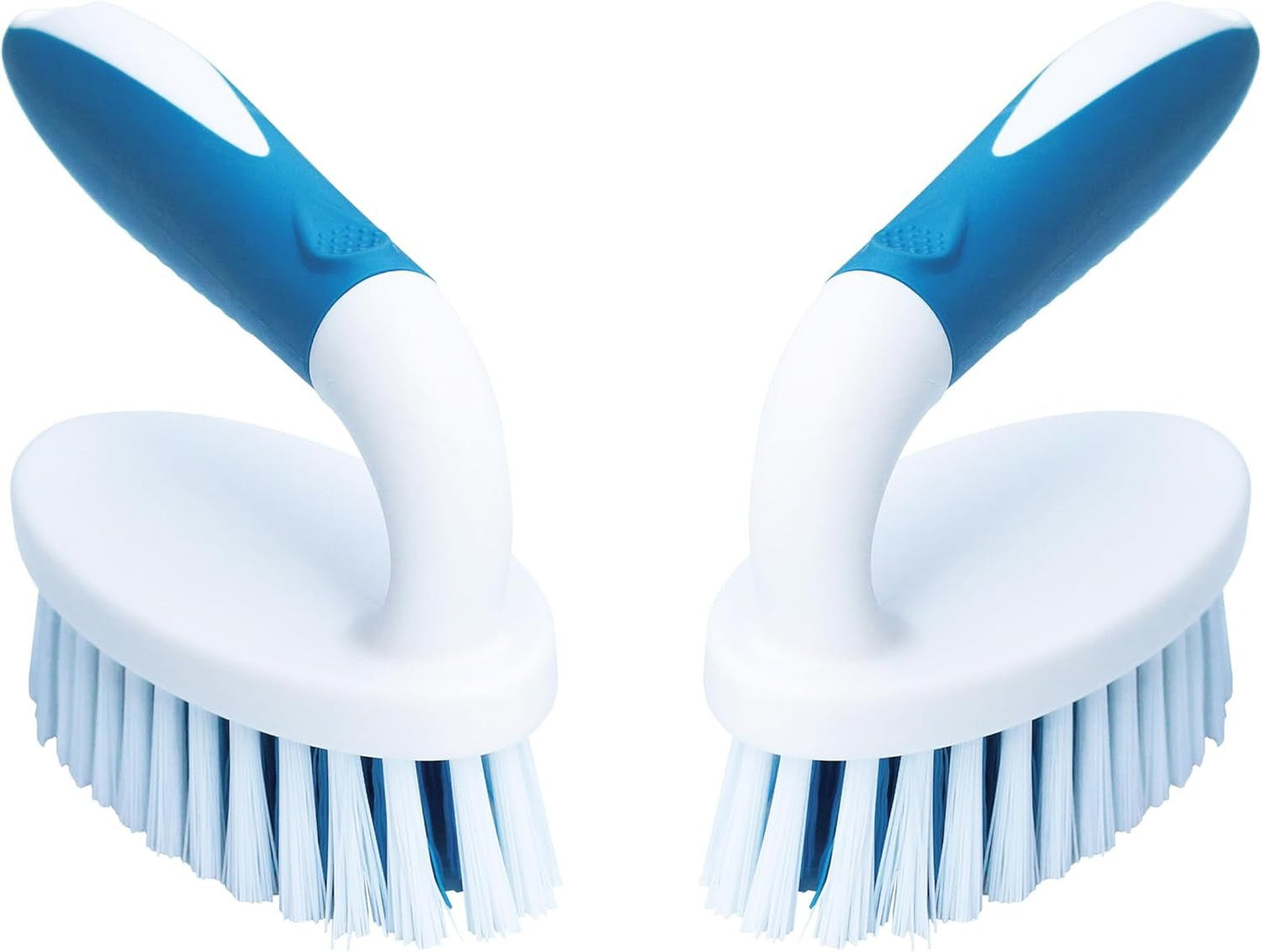 Scrub Brush, 2 Pack Household Cleaning Brushes with Stiff Bristles, Scrubbing Brush for Carpet, Shower, Bathtub, Kitchen, Pool Tile, Bathroom Scrubber, Small - RELUX.STORE