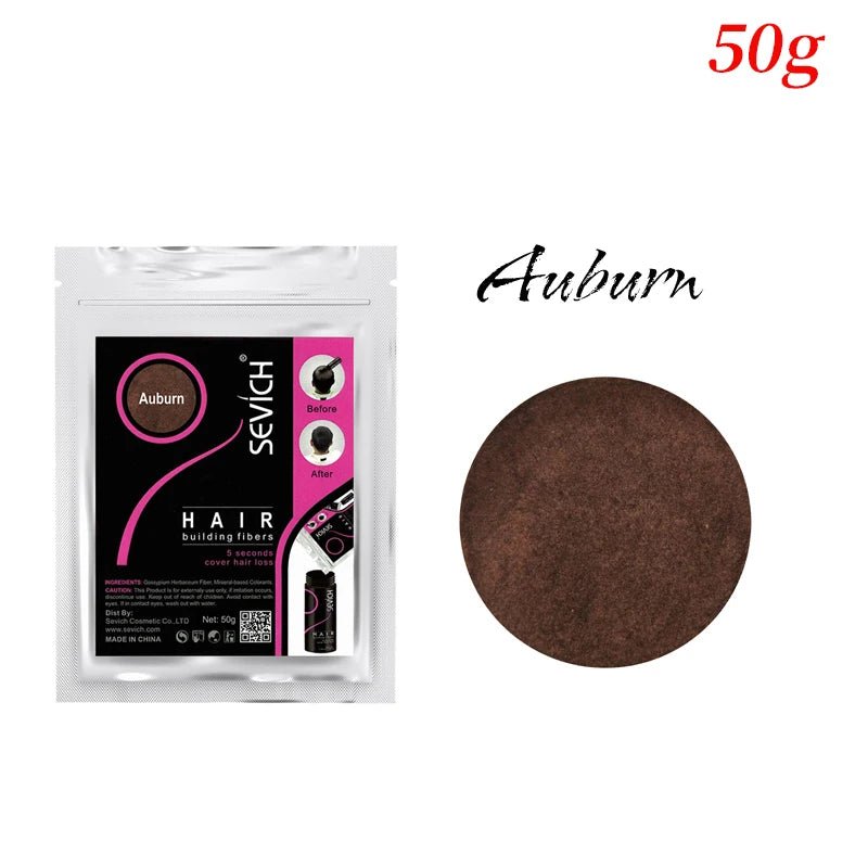 Sevich 100g 10 Color Keratin Hair Loss Building Fiber Hair Growth Fiber Refill Hair Loss Concealer Blender 50g Hair Care Product - RELUX.STORE