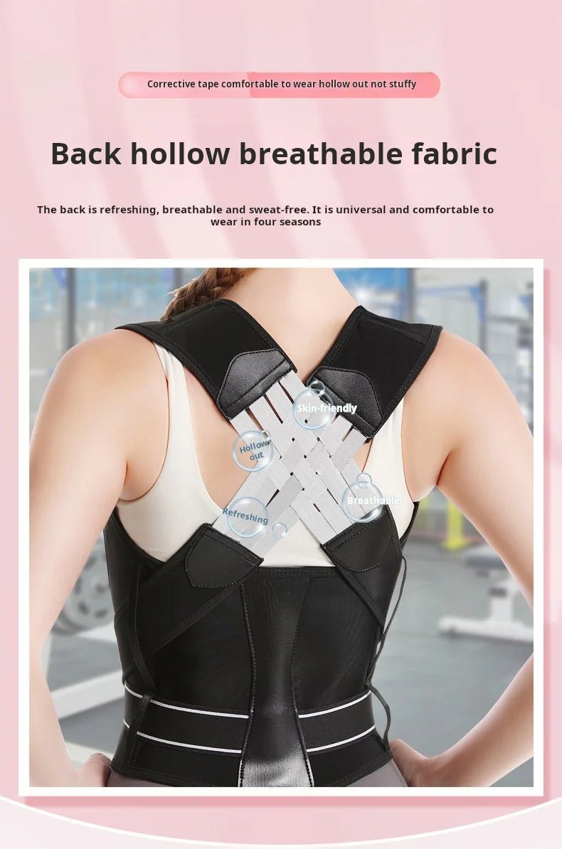 "Shoulder & Back Posture Corrector with Camel Straps – Adult Unisex Back Support for Spine & Shoulder Alignment by Relux.Store" - RELUX.STORE