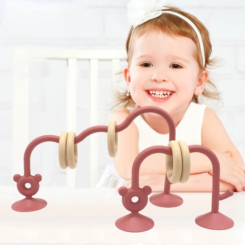 “Silicone Bead Wrapped Baby Puzzle Toy – Early Education Tabletop Toy for Toddlers, Fun Learning Game for Children” - RELUX.STORE