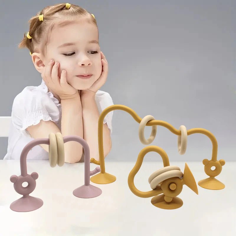“Silicone Bead Wrapped Baby Puzzle Toy – Early Education Tabletop Toy for Toddlers, Fun Learning Game for Children” - RELUX.STORE