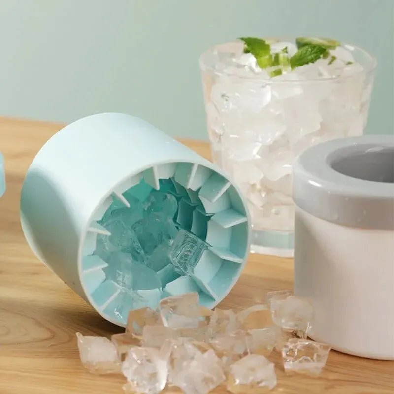 Silicone Ice Cube Mold Round Ice Bucket Summer Homemade DIY Refrigerator Freeze Ice Maker Creative Ice Cube Mold Barware Tools - RELUX.STORE
