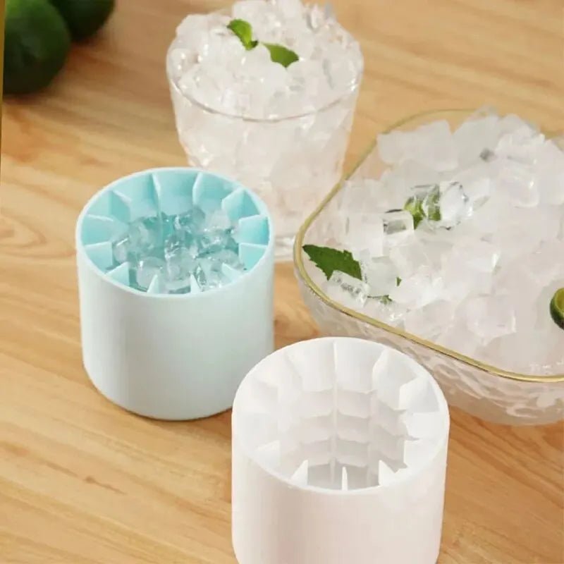 Silicone Ice Cube Mold Round Ice Bucket Summer Homemade DIY Refrigerator Freeze Ice Maker Creative Ice Cube Mold Barware Tools - RELUX.STORE