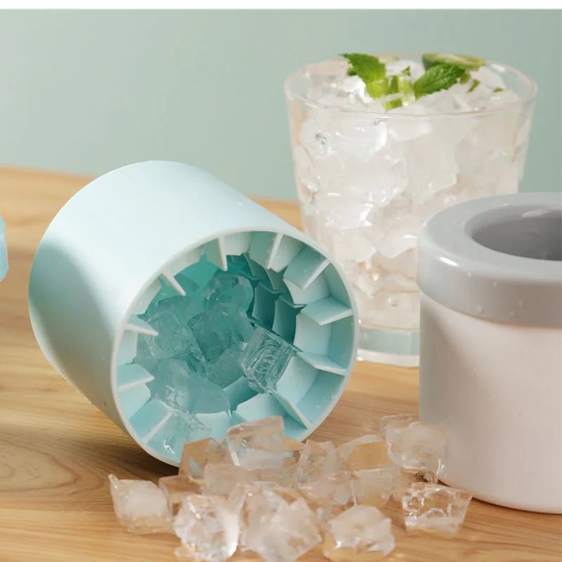 Silicone Ice Cube Mold Round Ice Bucket Summer Homemade DIY Refrigerator Freeze Ice Maker Creative Ice Cube Mold Barware Tools - RELUX.STORE