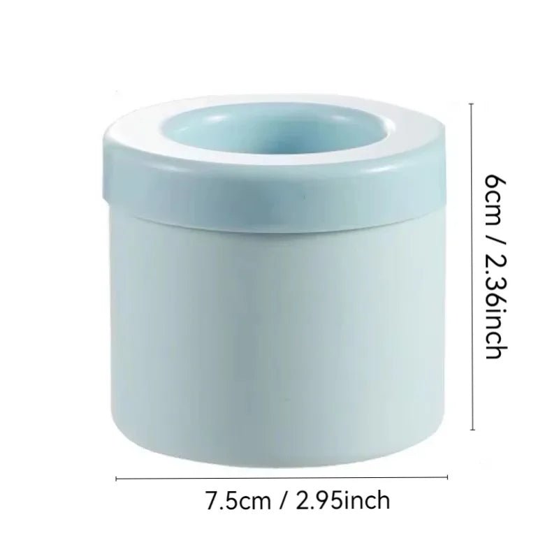 Silicone Ice Cube Mold Round Ice Bucket Summer Homemade DIY Refrigerator Freeze Ice Maker Creative Ice Cube Mold Barware Tools - RELUX.STORE