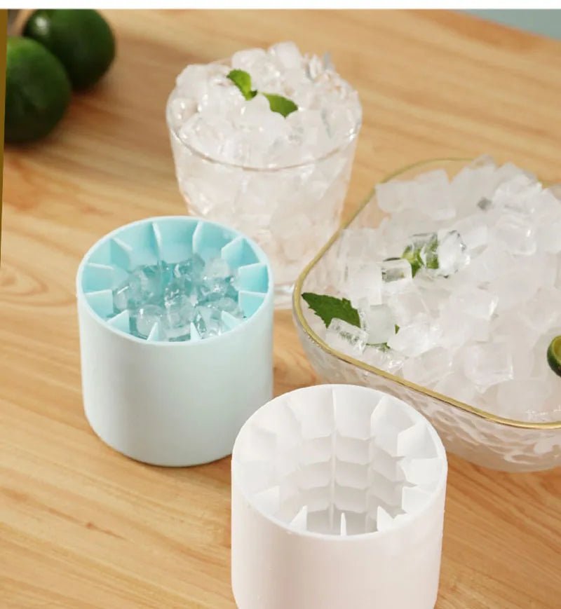 Silicone Ice Cube Mold Round Ice Bucket Summer Homemade DIY Refrigerator Freeze Ice Maker Creative Ice Cube Mold Barware Tools - RELUX.STORE