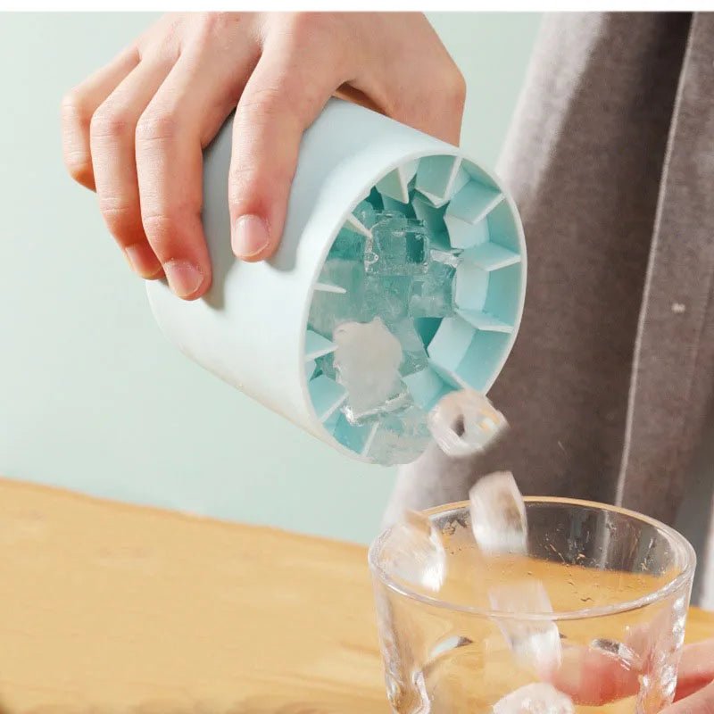 Silicone Ice Cube Mold Round Ice Bucket Summer Homemade DIY Refrigerator Freeze Ice Maker Creative Ice Cube Mold Barware Tools - RELUX.STORE