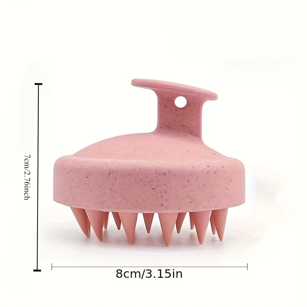 "Silicone Shampoo Brush & Scalp Massager – Hair Washing Comb & Body Massage Brush for Shower, Salon, and Hair Care" - RELUX.STORE