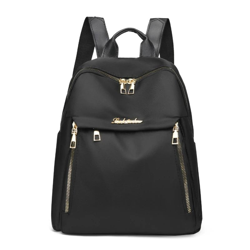 Simple PU Leather Backpack – Large Capacity Travel & School Bag for Women | Harajuku Style, Unisex Student Backpack, High Street Fashion - RELUX.STORE