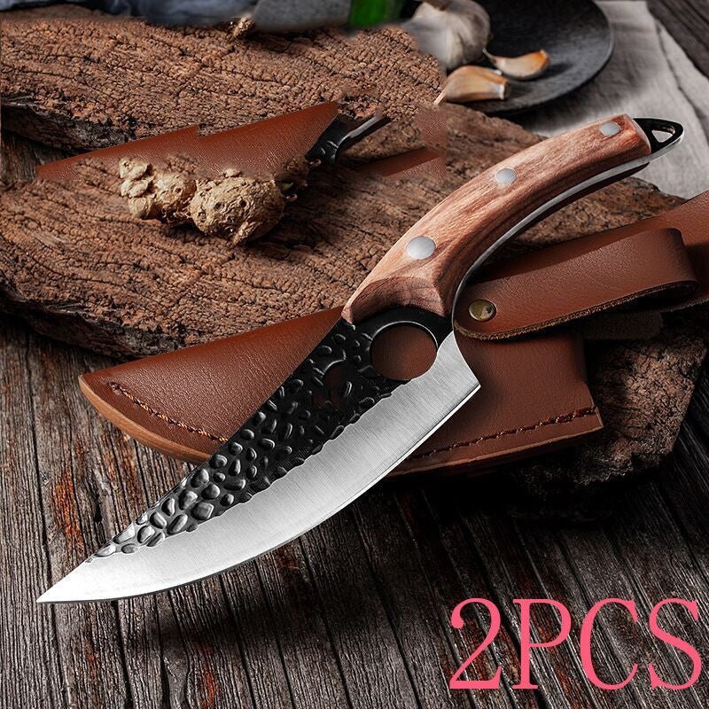 "Slaughter & Butcher Small Scimitar Knife – Meat Cutting, Boning, Skinning, and Pig Processing Tool" - RELUX.STORE