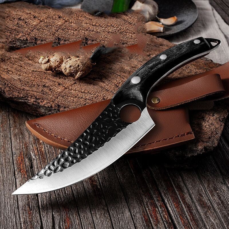 "Slaughter & Butcher Small Scimitar Knife – Meat Cutting, Boning, Skinning, and Pig Processing Tool" - RELUX.STORE