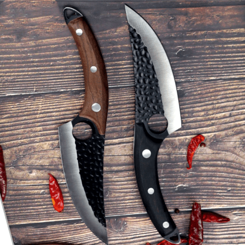 "Slaughter & Butcher Small Scimitar Knife – Meat Cutting, Boning, Skinning, and Pig Processing Tool" - RELUX.STORE