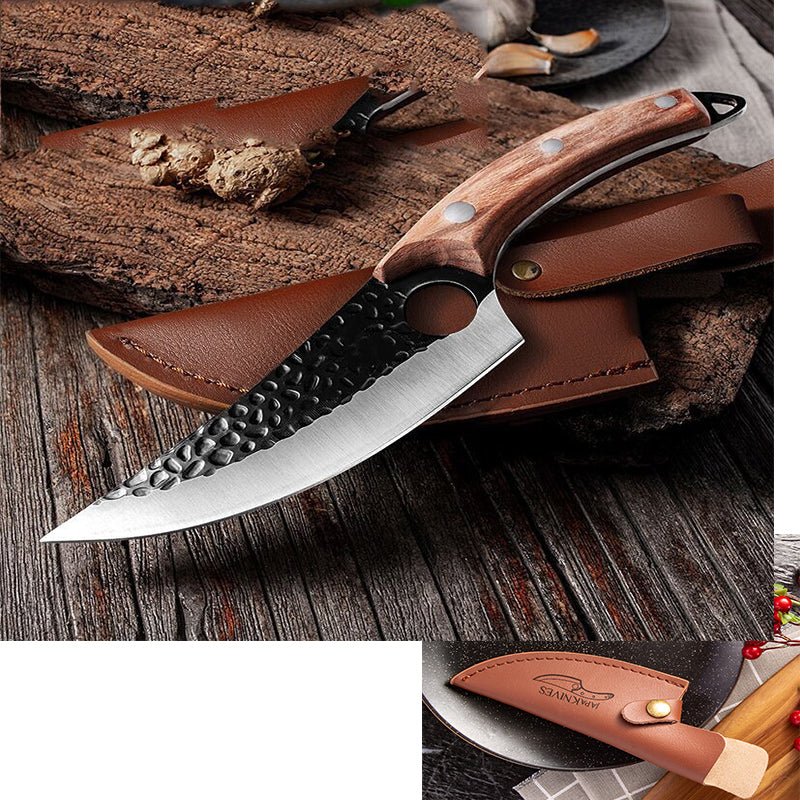 "Slaughter & Butcher Small Scimitar Knife – Meat Cutting, Boning, Skinning, and Pig Processing Tool" - RELUX.STORE