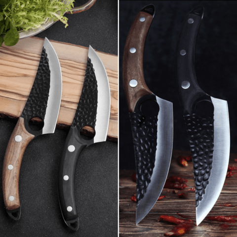 "Slaughter & Butcher Small Scimitar Knife – Meat Cutting, Boning, Skinning, and Pig Processing Tool" - RELUX.STORE