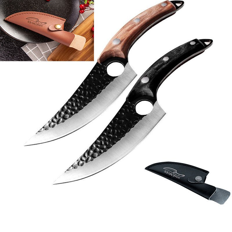 "Slaughter & Butcher Small Scimitar Knife – Meat Cutting, Boning, Skinning, and Pig Processing Tool" - RELUX.STORE