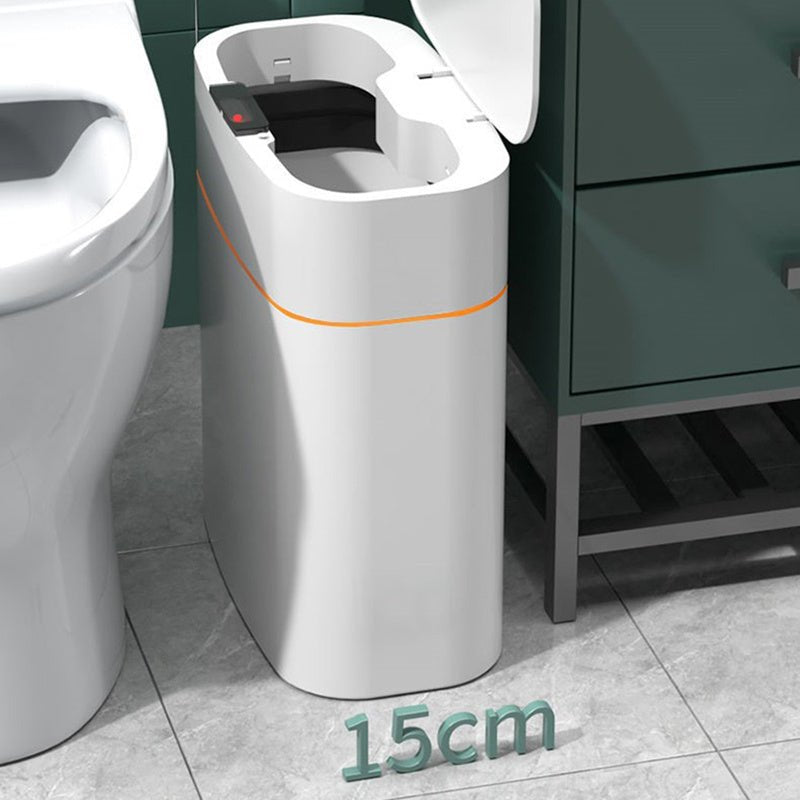 Smart Trash Can With Lid For Bedroom And Living Room Kitchen Storage Box Trash Can Induction Small Car Box Automatic Smart Dustbin Smart Trash Bin - RELUX.STORE