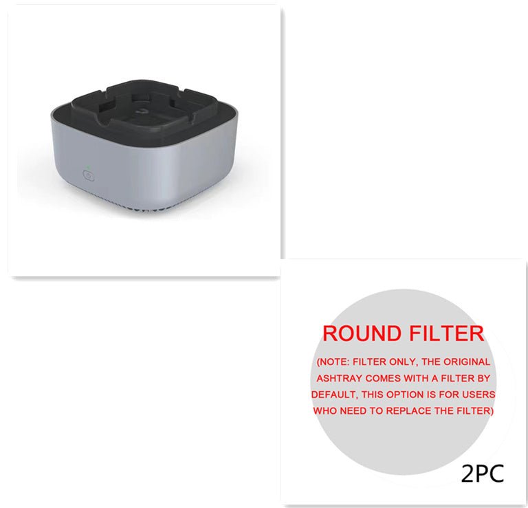 Smoke Removal Air Purification Ashtray Anion Purification Practical Automatic Purifier Ashtray Portable Gadgets For Car Ashtray - RELUX.STORE