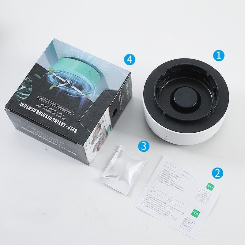 Smoke Removal Air Purification Ashtray Anion Purification Practical Automatic Purifier Ashtray Portable Gadgets For Car Ashtray - RELUX.STORE