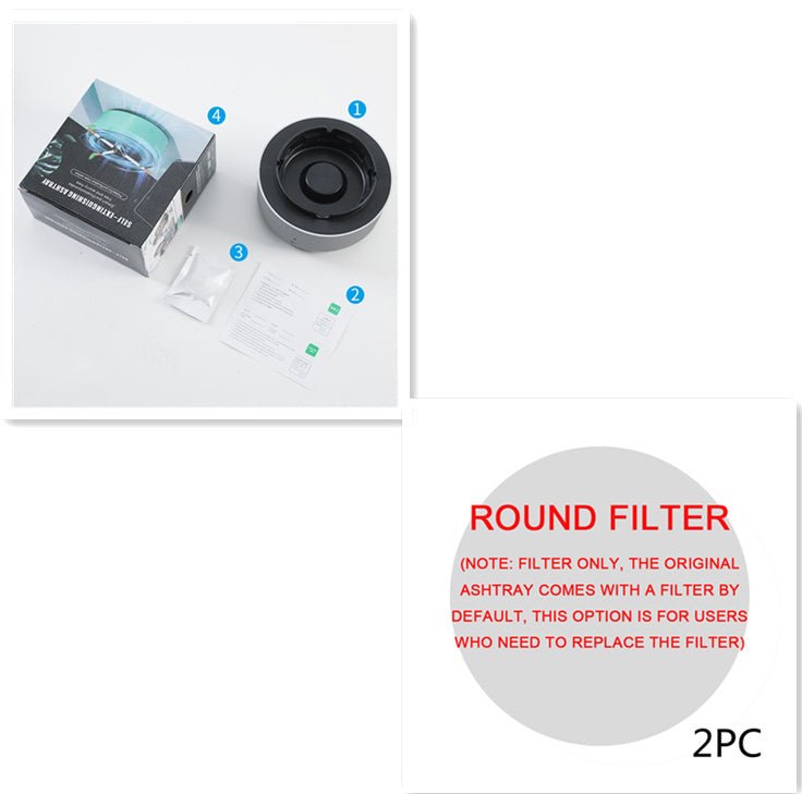 Smoke Removal Air Purification Ashtray Anion Purification Practical Automatic Purifier Ashtray Portable Gadgets For Car Ashtray - RELUX.STORE